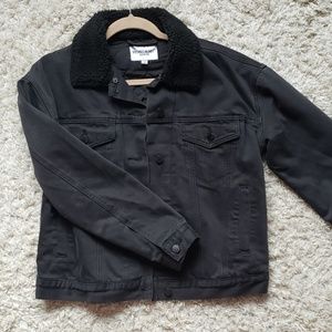 Black Warm Jean Jacket